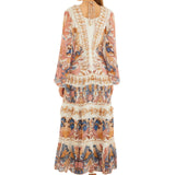 Sea Garden Off White Long Dress