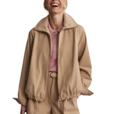 Nadina Blouson Jacket Taupe