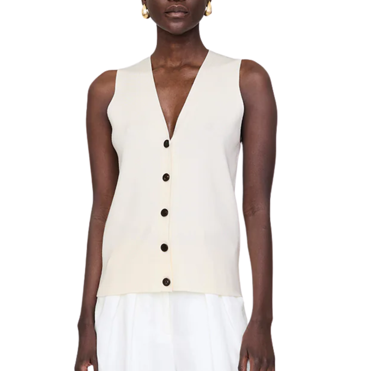 Lawrence Vest Ivory