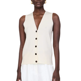 Lawrence Vest Ivory