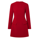 Leanna Mini Dress Deep Red