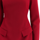 Leanna Mini Dress Deep Red