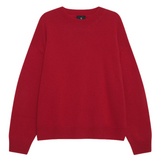 Lee Crew Sweater Scarlet Red