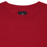 Lee Crew Sweater Scarlet Red