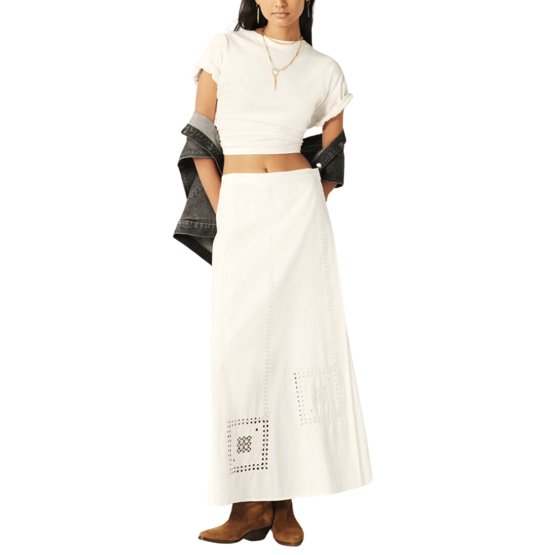 Lermaid Skirt White