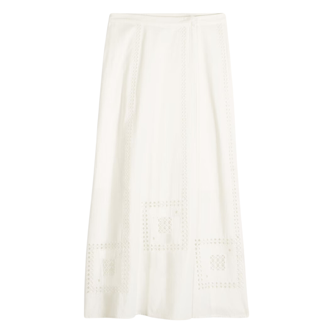 Lermaid Skirt White