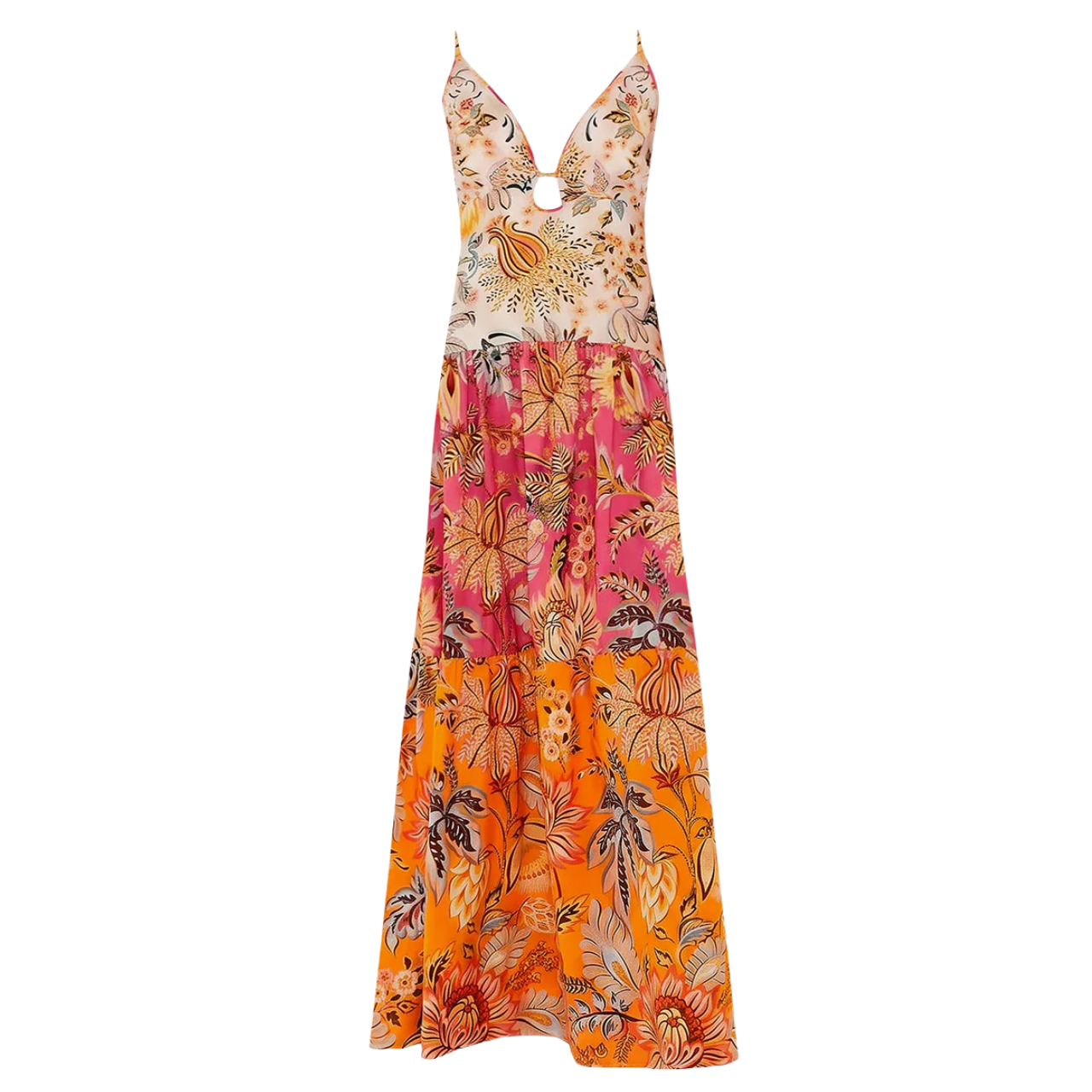 Liga Floral Maxi Sleeveless Dress