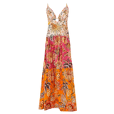 Liga Floral Maxi Sleeveless Dress