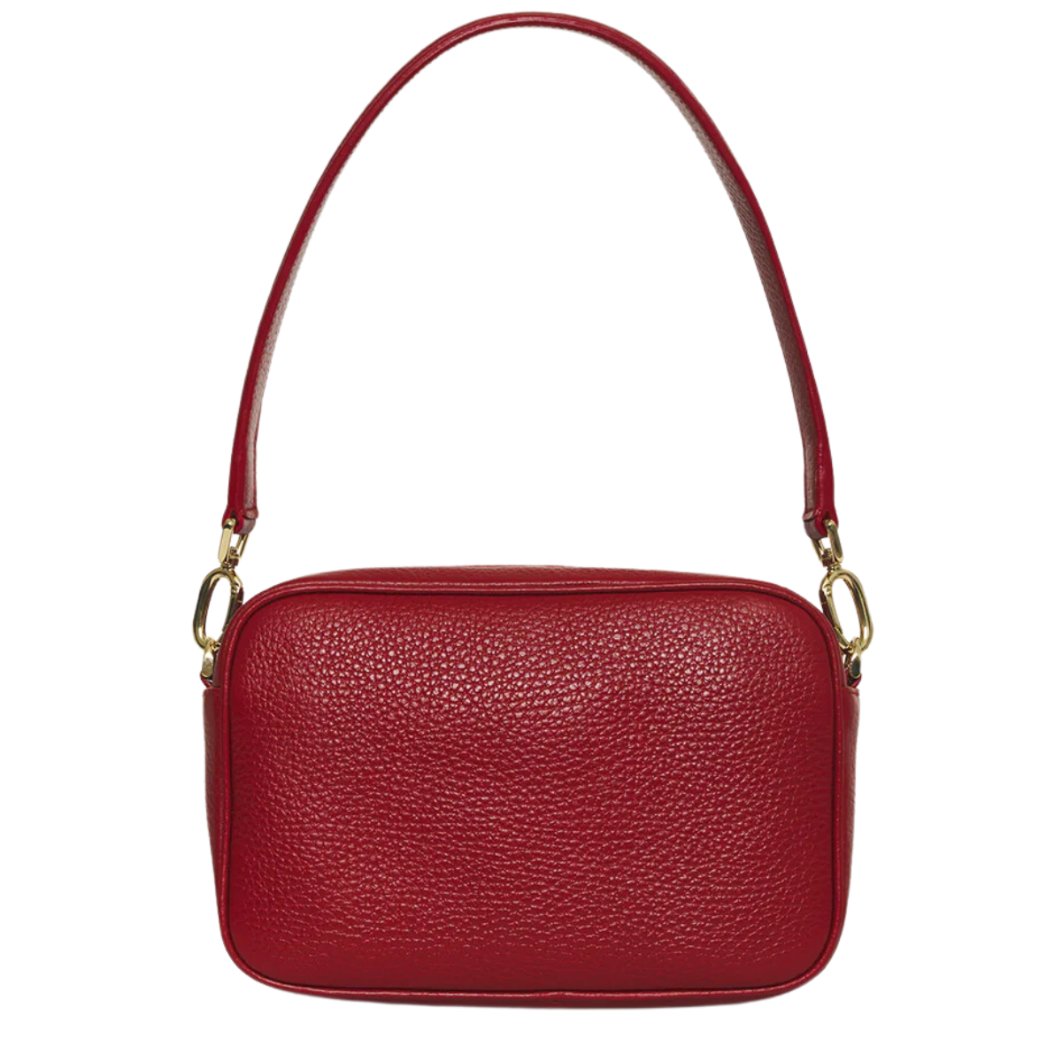 Lili Bag Red Pebbled