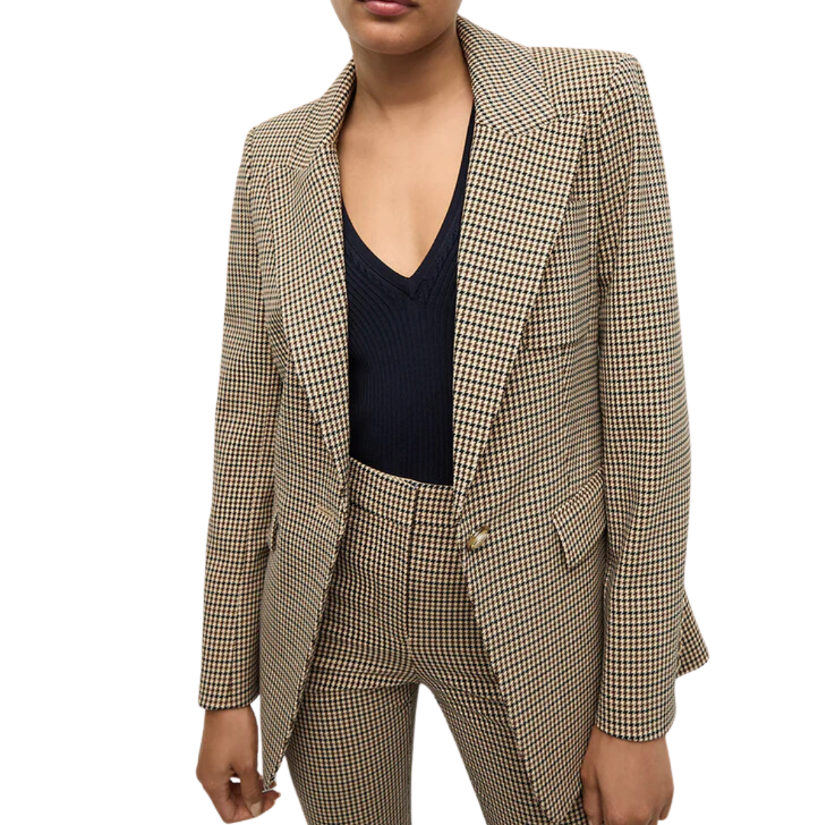 Livvy Dickey Jacket Sand Tweed