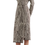 Lois Jaquard Wrap Midi Skirt Moire