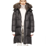 Longer Puffa Charcoal