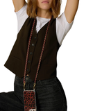 Lou Bordeaux Long Chain 120cm