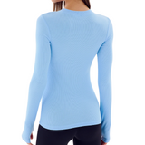 Louise Rib Long Sleeve Skylight