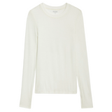 Louise Rib Long Sleeve White