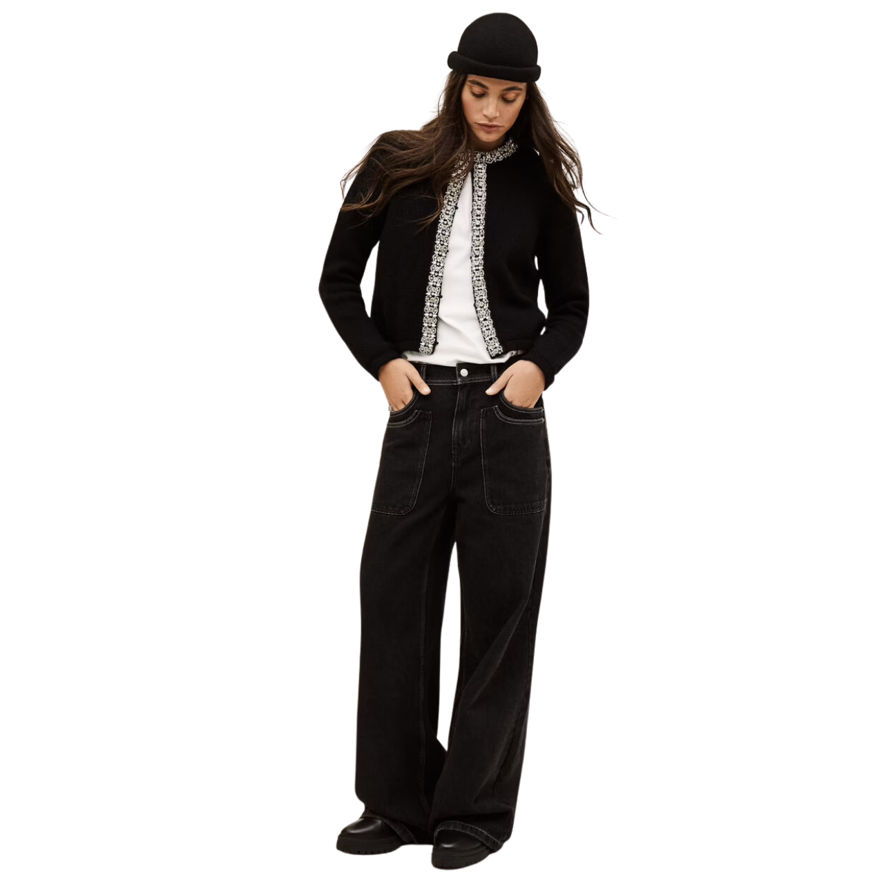 Louna Cardigan Black