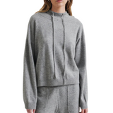 Lounge Knit Hoodie Grey