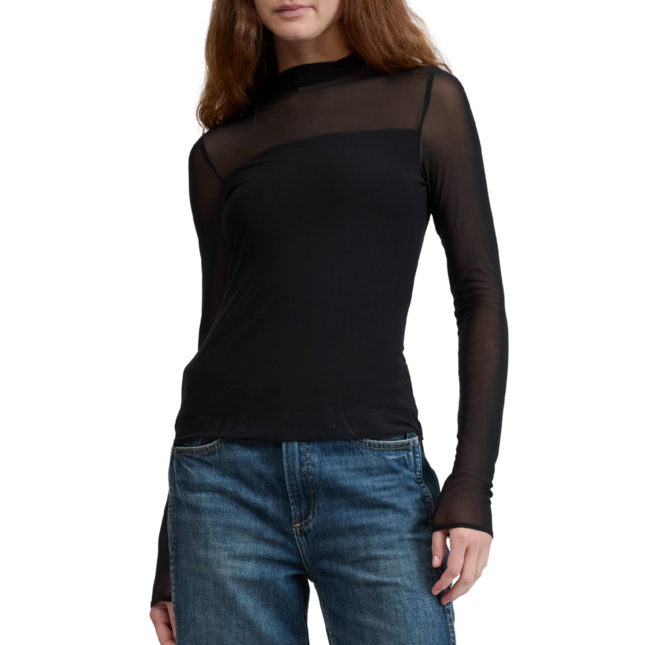 Luca LS Mockneck Black