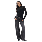 Luca LS Mockneck Black