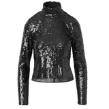 Lucy Sequin T-Neck Black