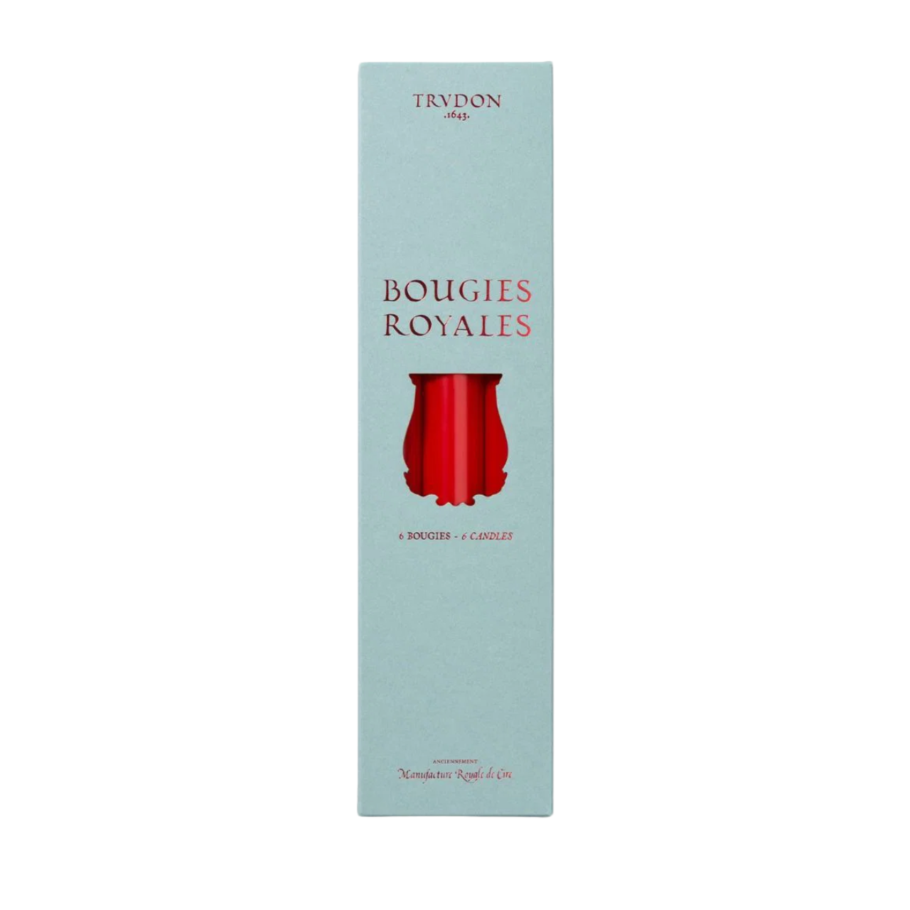 Madeleine Taper Candles Red