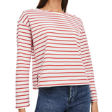 Macy Top Cherry Stripe