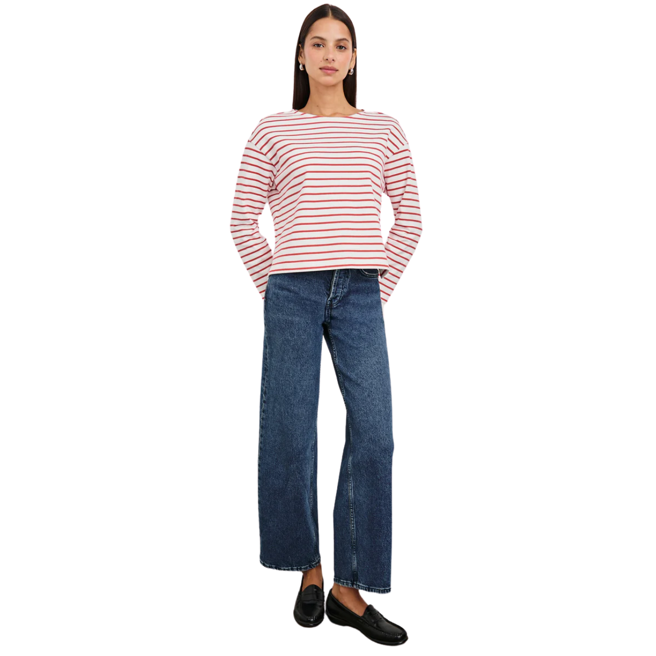 Macy Top Cherry Stripe