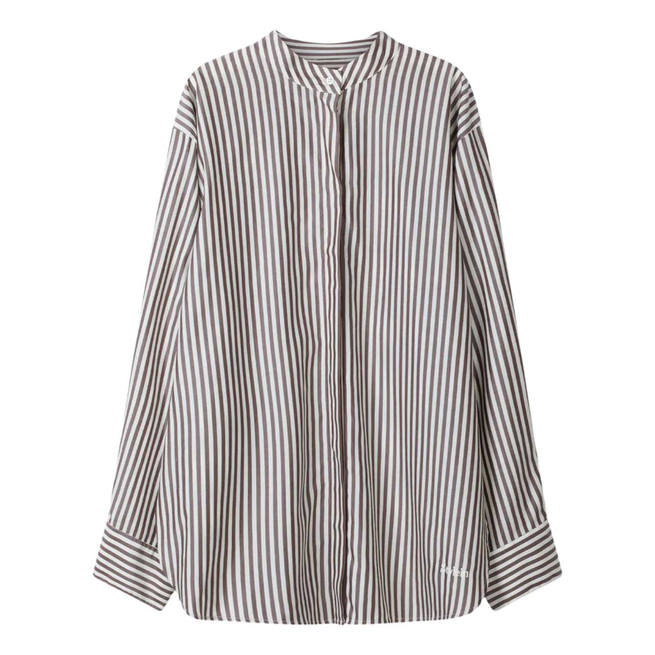 Mandria Shirt Brown Stripe