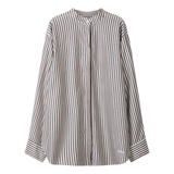 Mandria Shirt Brown Stripe