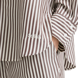Mandria Shirt Brown Stripe
