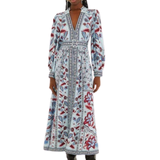 Marcelle Maxi Dress Soft Blue