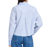 Marin Multi Stripe Shirt Blue