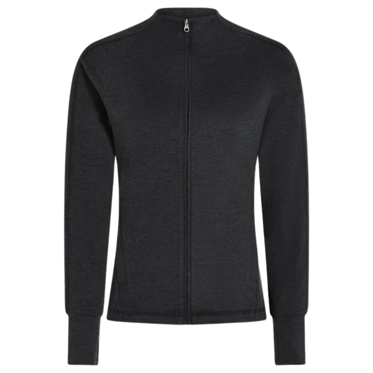 Marja Zip Through Black Marl