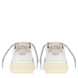 Medalist White Silver Trainers
