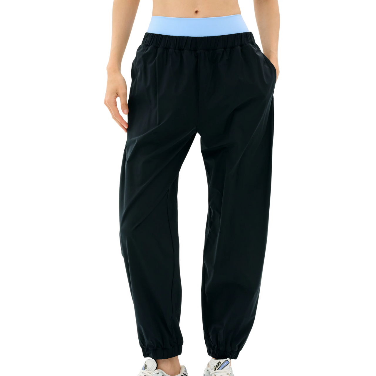 Megan Woven Jogger Black
