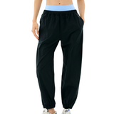 Megan Woven Jogger Black