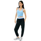 Megan Woven Jogger Black