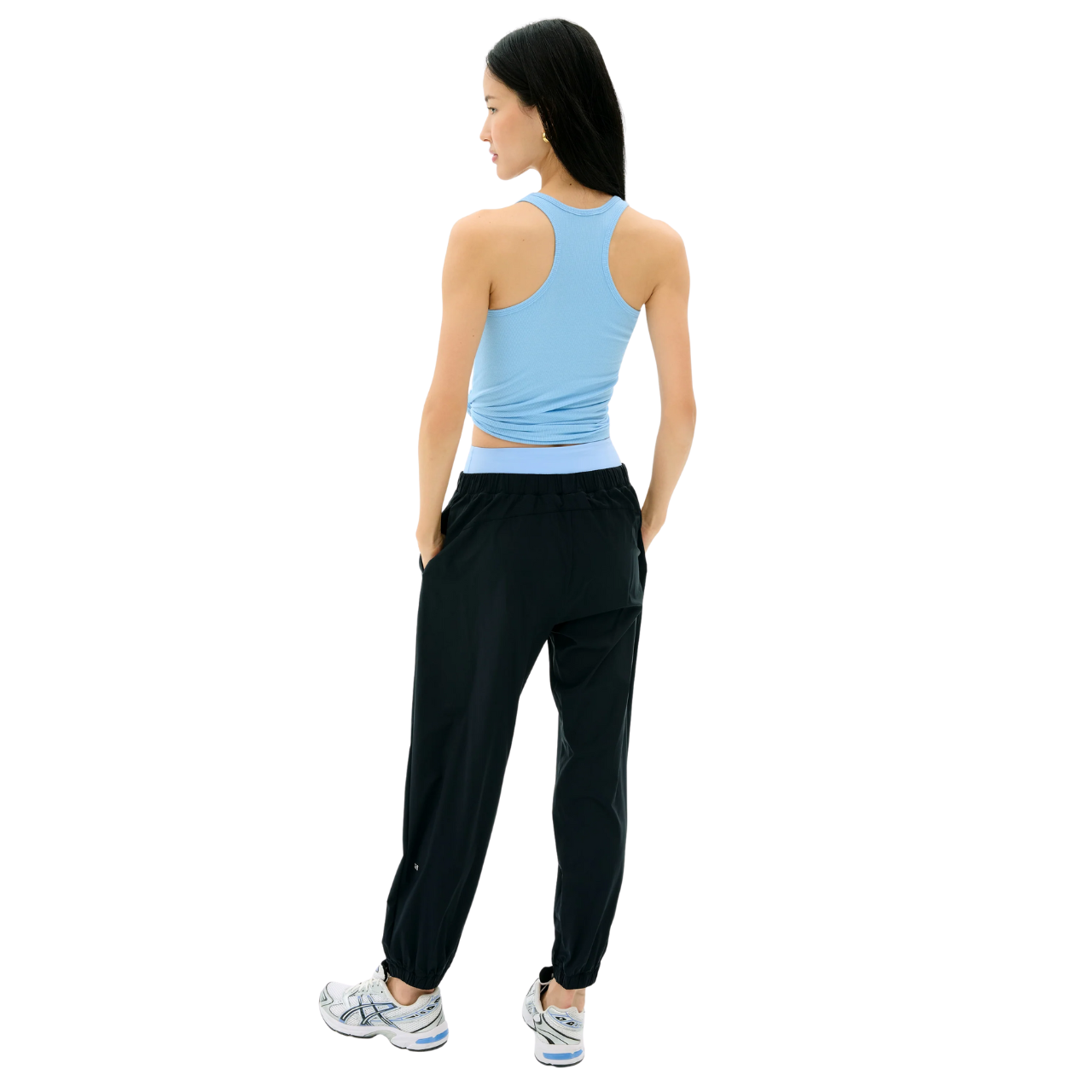 Megan Woven Jogger Black
