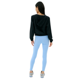 Megan Woven Nylon Jacket Black
