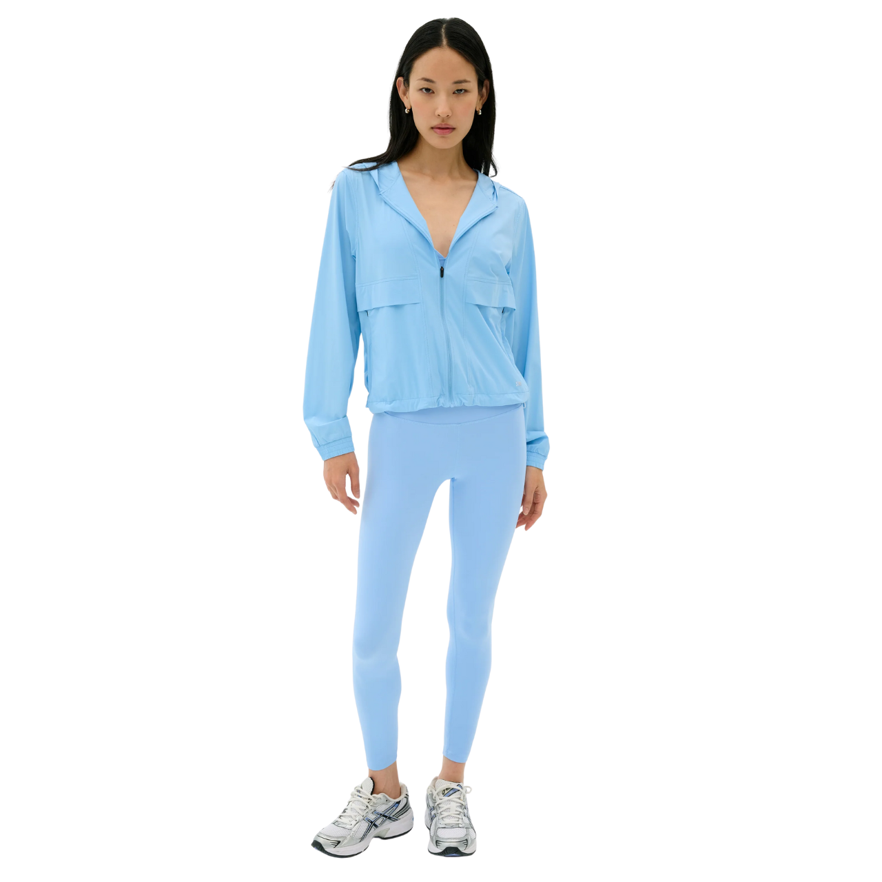 Megan Woven Nylon Jacket Skylight