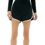 Megan Woven Run Short Black