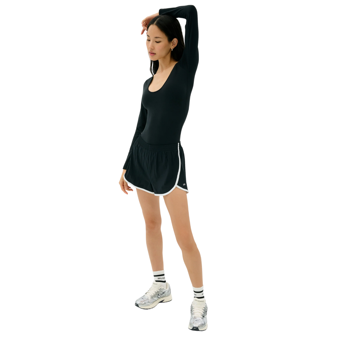Megan Woven Run Short Black