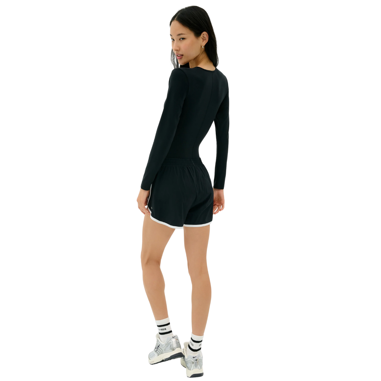 Megan Woven Run Short Black