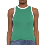 Mia Ringer Tank Green