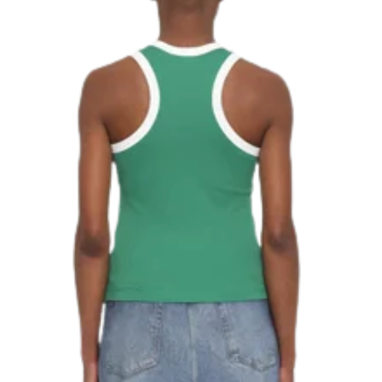 Mia Ringer Tank Green