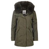 Mid Length Parka Hunter Green