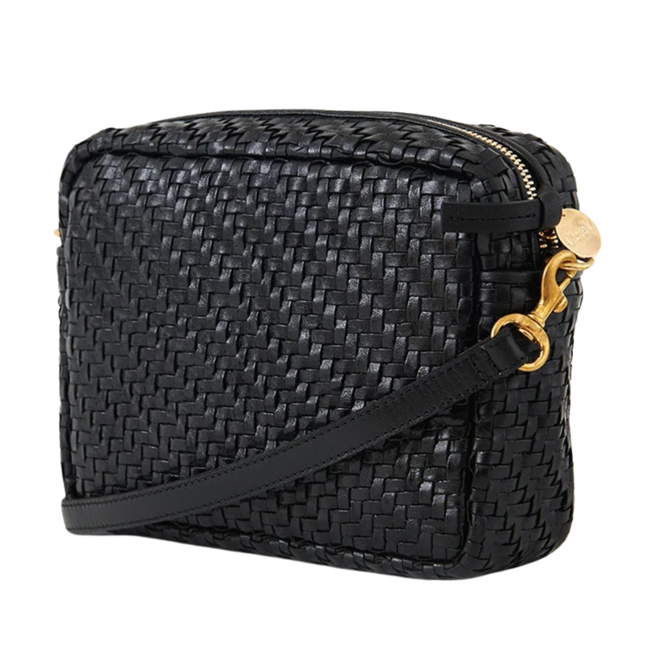 Midi Sac Woven ZigZag Black