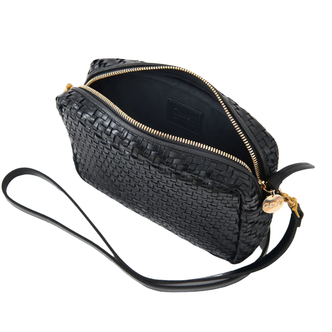 Midi Sac Woven ZigZag Black