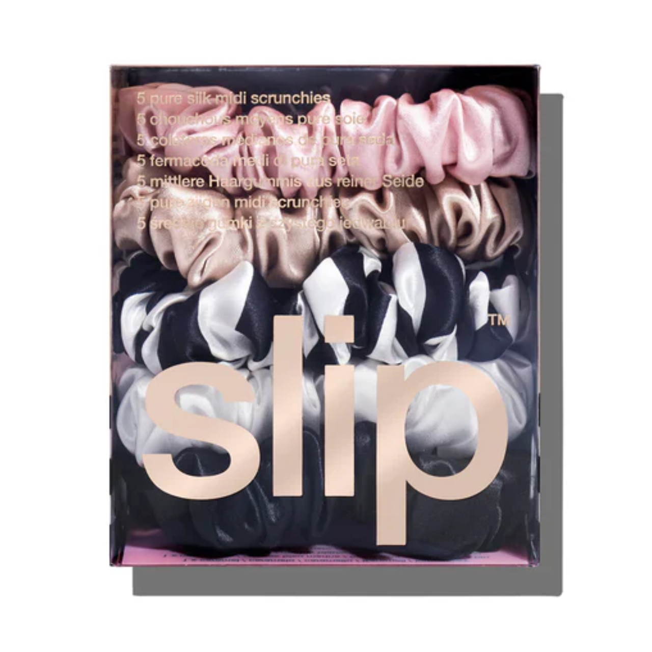 Midi Scrunchies- Set of 5 Multi