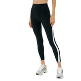 Miles High Waist Rigor 7/8 Black/White
